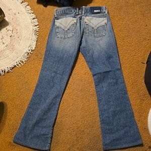 Lucky Brand Blue Flare Wide Leg Jeans